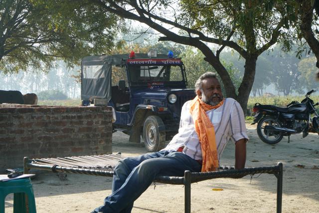 Anubhav Sinha during the shoot of Article 15 on the outskirts of Lucknow. (Sourced)