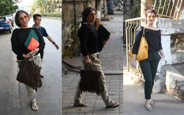 Dimple Kapadia and Twinkle Khanna spotted in Mumbai. (Varinder Chawla) Dimple Kapadia and Twinkle Khanna spotted in Mumbai. (Varinder Chawla)