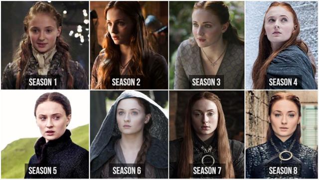 Game of Thrones Cast Season 1 vs Season 8 - See How Characters Aged