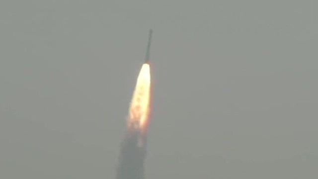 ISRO’s PSLVC45 lifts off from Satish Dhawan Space Centre, carrying EMISAT and 28 customer satellites on board. (ANI Photo) ISRO’s PSLVC45 lifts off from Satish Dhawan Space Centre, carrying EMISAT and 28 customer satellites on board. (ANI Photo)