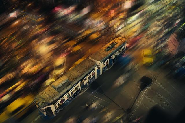 A picture from her photo series, Tram Travellers of Kolkata. A picture from her photo series, Tram Travellers of Kolkata.