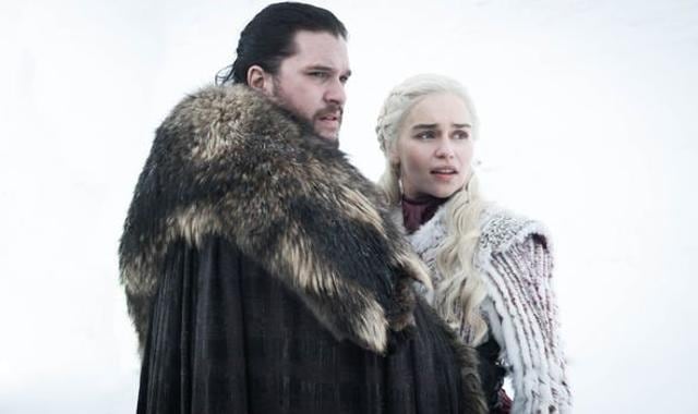 Jon and Daenerys in conversation.