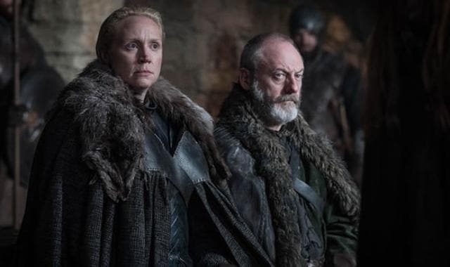Brienne and Ser Davos.