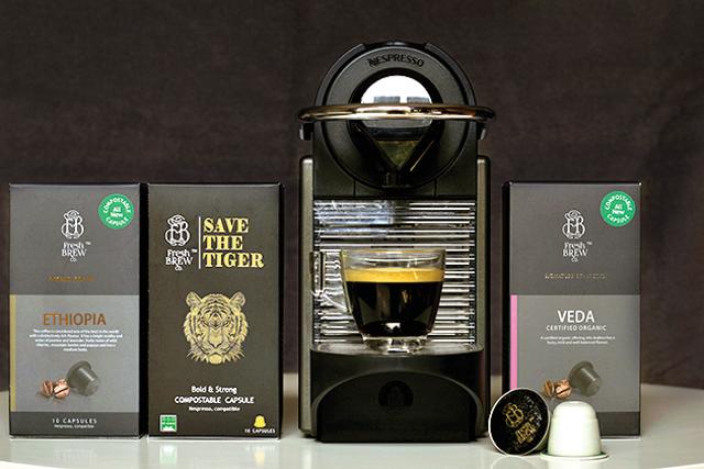 Fresh Brew sells single-origin coffee and Nespresso-compatible coffee capsules