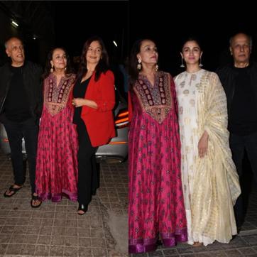 Soni Razdan poses with husband Mahesh Bhatt and daughters Pooja and Alia. (Photo: Varinder Chawla) Soni Razdan poses with husband Mahesh Bhatt and daughters Pooja and Alia. (Photo: Varinder Chawla)