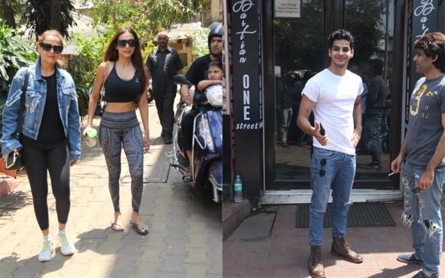 Amrita Arora and Malaika Arora at the yoga centre and Ishaan Khattar spotted in the city. (Varinder Chawla) Amrita Arora and Malaika Arora at the yoga centre and Ishaan Khattar spotted in the city. (Varinder Chawla)