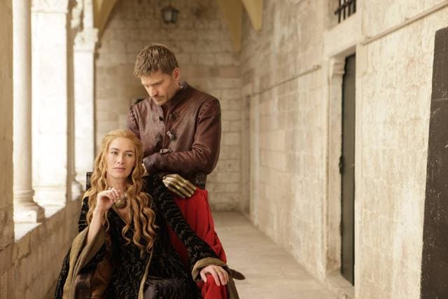 Jaime and his twin Cersei are also lovers. But brother, increasingly tiring of his increasingly crazy sister, might kill her, allowing Westeros to heave a sigh of relief. (Image courtesy HBO) Jaime and his twin Cersei are also lovers. But brother, increasingly tiring of his increasingly crazy sister, might kill her, allowing Westeros to heave a sigh of relief. (Image courtesy HBO)