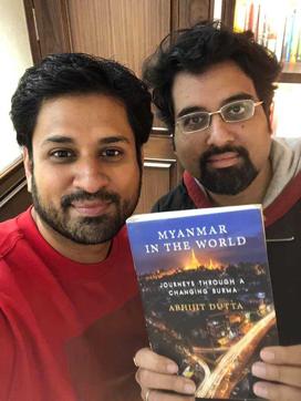 Kanishka Gupta (right) with author Abhijit Dutta. Kanishka Gupta (right) with author Abhijit Dutta.