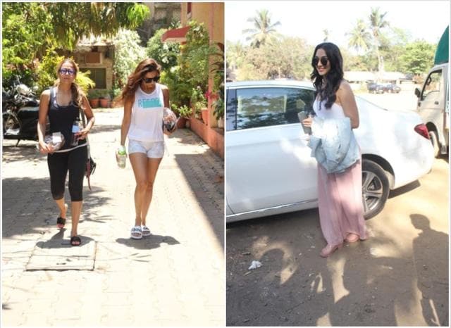 Malaika Arora and Amrita Arora at the gym. Kiara Advani spotted in Mumbai. (Varinder Chawla)