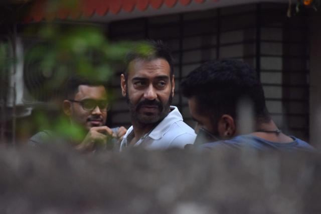Ajay Devgn spotted in Juhu. (Varinder Chawla) Ajay Devgn spotted in Juhu. (Varinder Chawla)