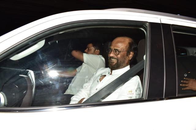 Rajinikanth seen in Mumbai. (Varinder Chawla) Rajinikanth seen in Mumbai. (Varinder Chawla)