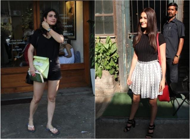 Fatima Sana Shaikh and Amyra Dastur. (Varinder Chawla)