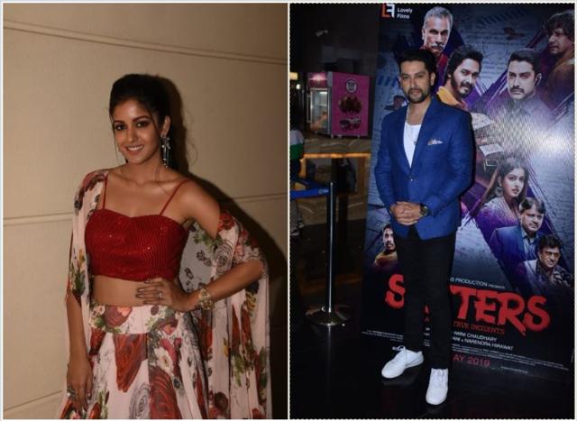 Ishita Dutta and Aftab Shivdasani at the trailer launch of Setters. (Varinder Chawla)