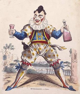 Joseph Grimaldi (1778 – 1837) is considered the father of modern clowning. Joseph Grimaldi (1778 – 1837) is considered the father of modern clowning.