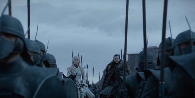 Jon Snow And Daenerys Targaryen are in Winterfell.
