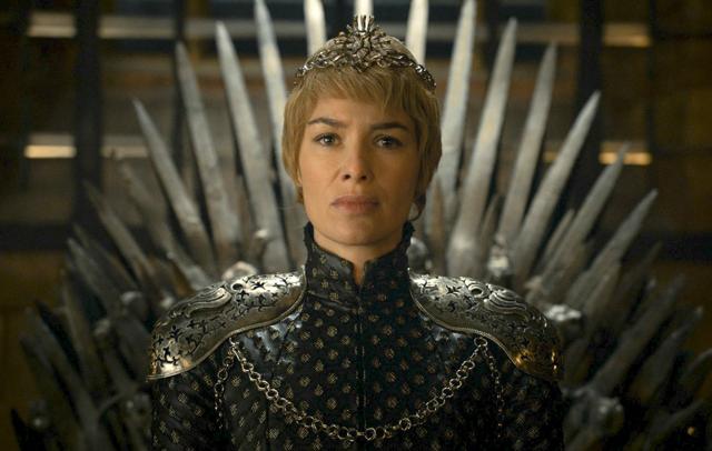 This image released by HBO shows Lena Headey as Cersei Lannister in a scene from Game of Thrones. The final season premiers on Sunday. (HBO via AP) (AP) This image released by HBO shows Lena Headey as Cersei Lannister in a scene from Game of Thrones. The final season premiers on Sunday. (HBO via AP) (AP)