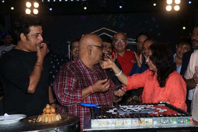 Filmmaker Satish Kaushik celebrated his birthday. (Varinder Chawla) Filmmaker Satish Kaushik celebrated his birthday. (Varinder Chawla)