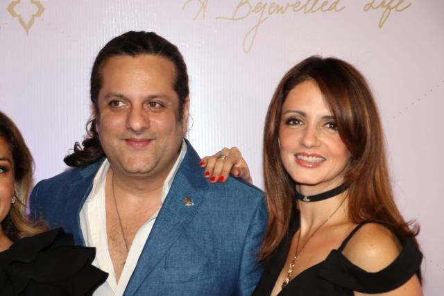 Fardeen Khan with Sussanne Khan at Farah Khan Ali’s book launch. (Varinder Chawla) Fardeen Khan with Sussanne Khan at Farah Khan Ali’s book launch. (Varinder Chawla)