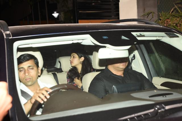 Khushi Kapoor arrives at the Kalank screening. (Photo: Varinder Chawla) Khushi Kapoor arrives at the Kalank screening. (Photo: Varinder Chawla)
