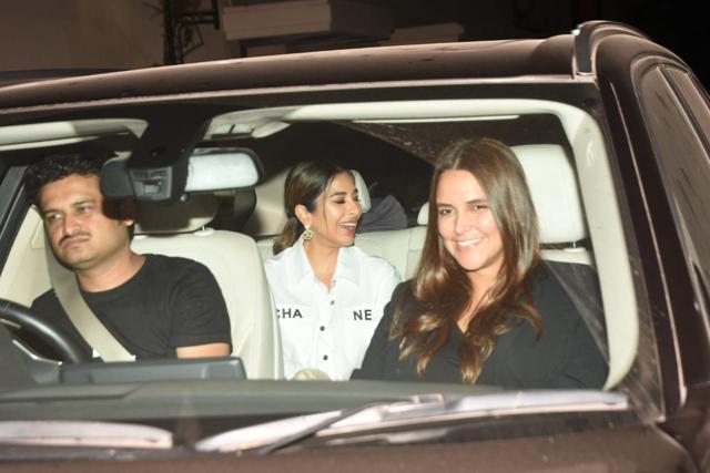 Urmila Matondkar was also seen at the special Kalank screening. (Photo: Varinder Chawla) Urmila Matondkar was also seen at the special Kalank screening. (Photo: Varinder Chawla)