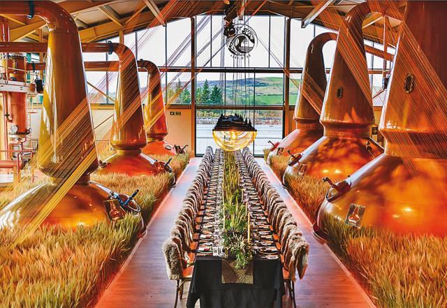 The Glenlivet distillery in Aberdeenshire offers good dinner too! (Shutterstock) The Glenlivet distillery in Aberdeenshire offers good dinner too! (Shutterstock)