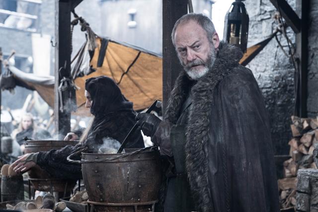 Sir Davos Seaworth (Liam Cunningham) in a still from Game of Thrones season 8 episode 2. Game of Thrones, HBO and related service marks are the property of Home Box office, Inc. All rights reserved. (HBO) Sir Davos Seaworth (Liam Cunningham) in a still from Game of Thrones season 8 episode 2. Game of Thrones, HBO and related service marks are the property of Home Box office, Inc. All rights reserved. (HBO)
