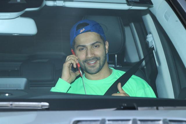 Varun Dhawan at Karan Johar’s house party. (Varinder Chawla) Varun Dhawan at Karan Johar’s house party. (Varinder Chawla)