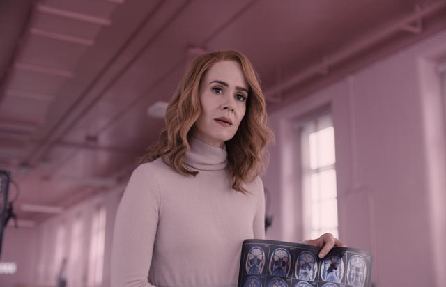 This image released by Universal Pictures shows Sarah Paulson in a scene from M Night Shyamalan's Glass. (Jessica Kourkounis/Universal Pictures via AP) (AP) This image released by Universal Pictures shows Sarah Paulson in a scene from M Night Shyamalan's Glass. (Jessica Kourkounis/Universal Pictures via AP) (AP)