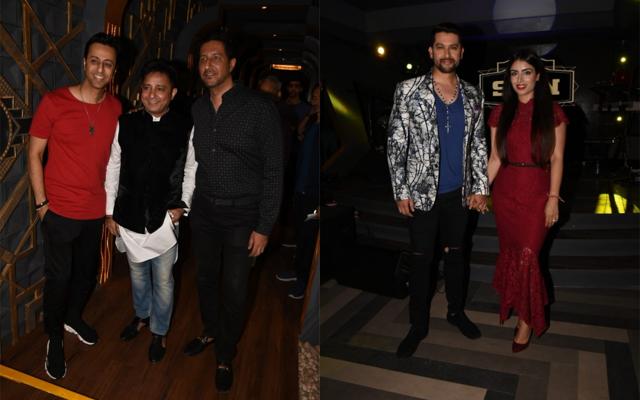 Salim-Sulaiman with Sukhwinder Singh (left), Aftab Shivdasani with wife Nin Dusanj at Setters music launch. (Varinder Chawla) Salim-Sulaiman with Sukhwinder Singh (left), Aftab Shivdasani with wife Nin Dusanj at Setters music launch. (Varinder Chawla)