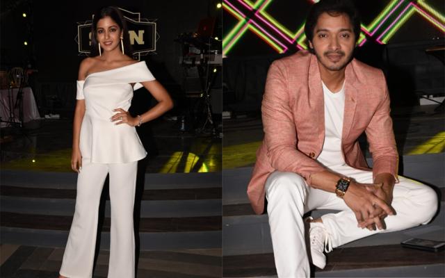 Ishita Dutta and Shreyas Talpade at Setters music launch. (Varinder Chawla) Ishita Dutta and Shreyas Talpade at Setters music launch. (Varinder Chawla)