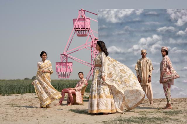 Designers celebrate ethnic festivities in their campaigns . (Torani) Designers celebrate ethnic festivities in their campaigns . (Torani)