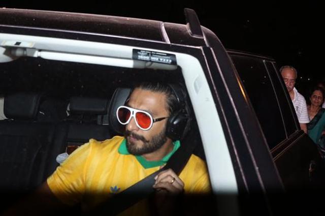 Ranveer Singh at a club. (Varinder Chawla) Ranveer Singh at a club. (Varinder Chawla)