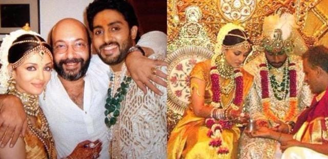 Pictures from Aishwarya and Abhishek’s wedding.
