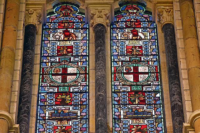 Stained-glass windows at the Chhatrapati Shivaji Maharaj terminus in Mumbai. (Pratik Chorge / HT Photo) Stained-glass windows at the Chhatrapati Shivaji Maharaj terminus in Mumbai. (Pratik Chorge / HT Photo)