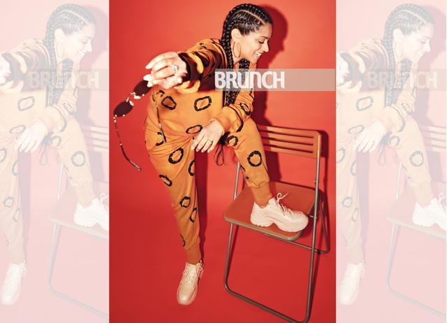 Apart from having a YouTube channel with over 14.5 million subscribers, Lilly Singh is also the author of the award-winning book How to Be a Bawse: A Guide to Conquering Life; Sweatshirt and jogger pants, NorBlack NorWhite; shoes, Aldo; jewellery, Lune (Prabhat Shetty)