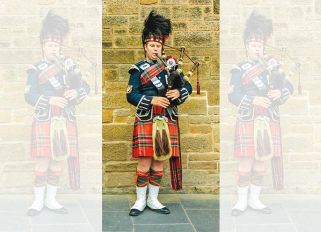 Kilts and bagpipes are an essential part of the Scottish life (Shuitterstock) Kilts and bagpipes are an essential part of the Scottish life (Shuitterstock)