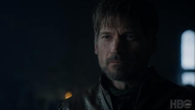 Ser Jaime faces Daenerys Targaryen at Winterfell. (Game of Thrones/YouTube) Ser Jaime faces Daenerys Targaryen at Winterfell. (Game of Thrones/YouTube)