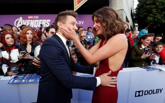 Cast members Jeremy Renner and Cobie Smulders. (REUTERS) Cast members Jeremy Renner and Cobie Smulders. (REUTERS)