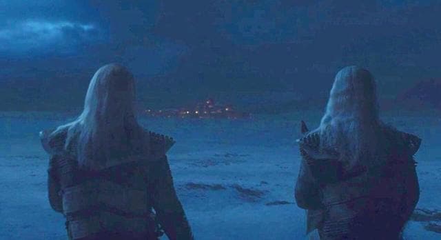 The White Walkers have arrived at the gates of Winterfell. The White Walkers have arrived at the gates of Winterfell.