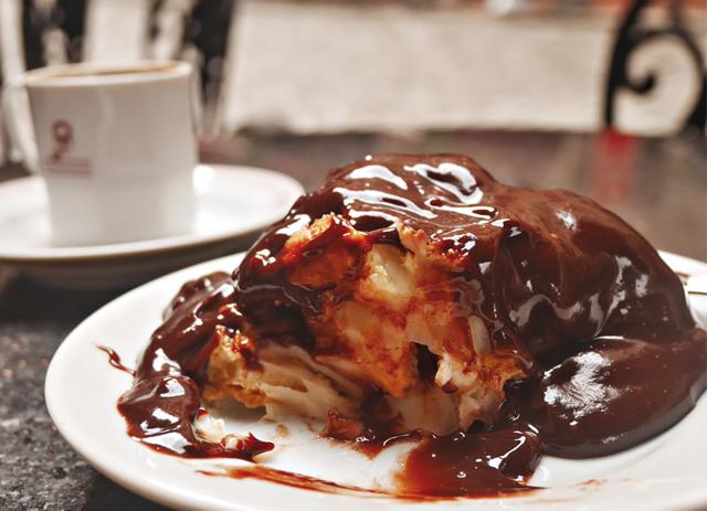 When in Istanbul, dig into a sweet cream profiterole drowned in chocolate custard (Karishma Upadhyay) When in Istanbul, dig into a sweet cream profiterole drowned in chocolate custard (Karishma Upadhyay)
