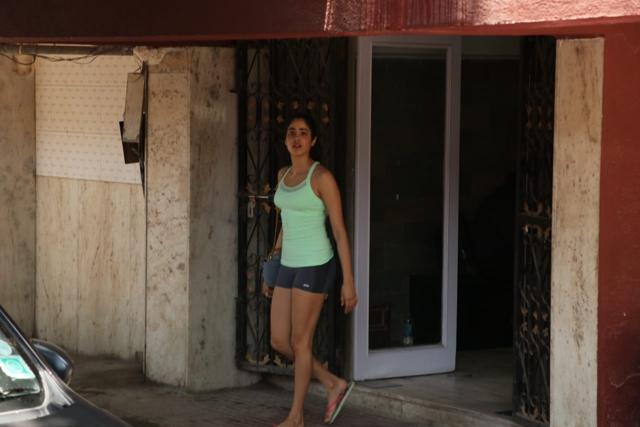 Janhvi Kapoor at a gym. (Varinder Chawla) Janhvi Kapoor at a gym. (Varinder Chawla)