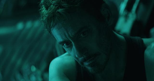 This image released by Disney shows Robert Downey Jr. in a scene from Avengers: Endgame. (AP) This image released by Disney shows Robert Downey Jr. in a scene from Avengers: Endgame. (AP)