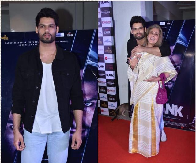 Karan Kapadia with aunt Dimple Kapadia. (Varinder Chawla)