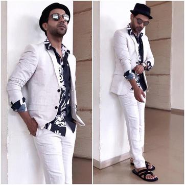 Rajkummar Rao nails the broken suit silhouette. (IshaBhansali/Instagram) Rajkummar Rao nails the broken suit silhouette. (IshaBhansali/Instagram)