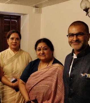 (From left) Manjari Chaturvedi, Shubha Mudgal and Asad Lalljee.