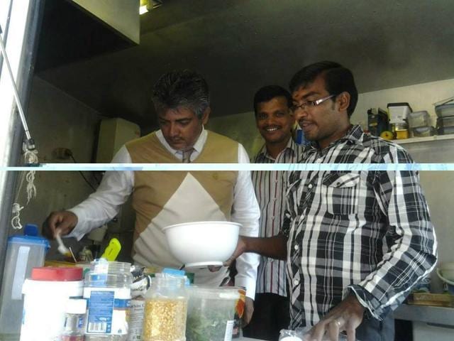 Ajith is known for his chicken biryani. Ajith is known for his chicken biryani.