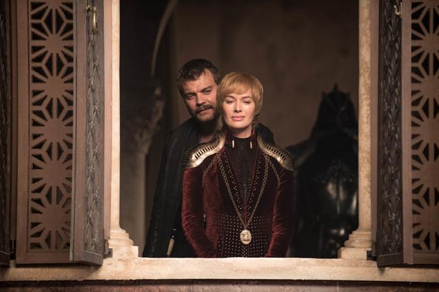 Lena Headey and Pilou Aesbaek in Game of Thrones. (Courtesy of HBO) Lena Headey and Pilou Aesbaek in Game of Thrones. (Courtesy of HBO)