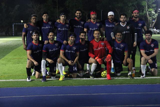 A group photograph featuring Abhishek Bachchan and Ranbir Kapoor. (Varinder Chawla) A group photograph featuring Abhishek Bachchan and Ranbir Kapoor. (Varinder Chawla)