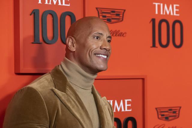 Dwayne Johnson attends the 2019 Time 100 Gala, celebrating the 100 most influential people in the world. (Charles Sykes/Invision/AP) Dwayne Johnson attends the 2019 Time 100 Gala, celebrating the 100 most influential people in the world. (Charles Sykes/Invision/AP)