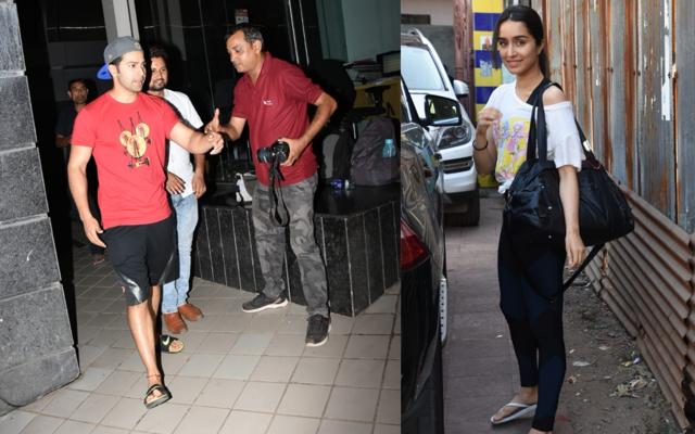 Varun Sharma and Shraddha Kapoor spotted in Mumbai. (Varinder Chawla)